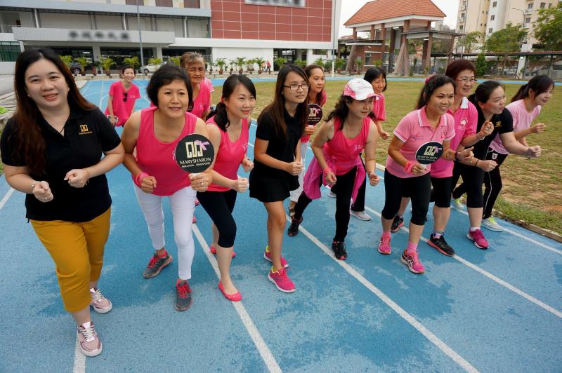 BCWA survivors preparing for the Pink run on Oct 9