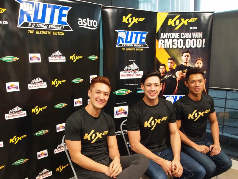 KIX HD's R U Tough Enough [from left Benny Yeoh, Peter Davis & DG Leoniel