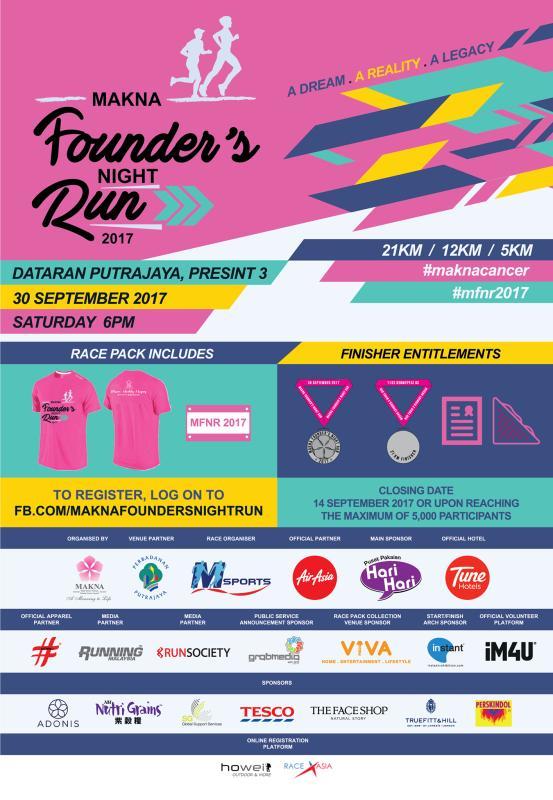MAKNA Founder's Night Run 2017