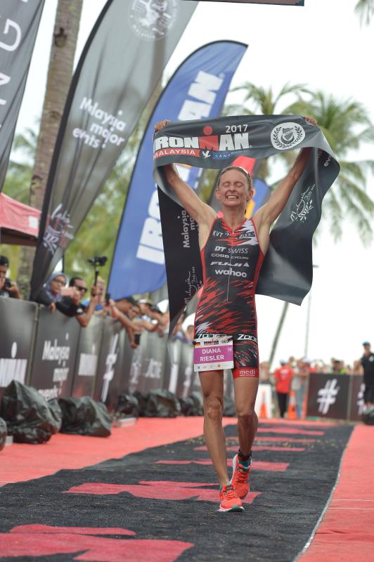 Diana Riesler the Queen of Langkawi the defending champion of IRONMAN Malaysia Langkawi for the fourth time in a row